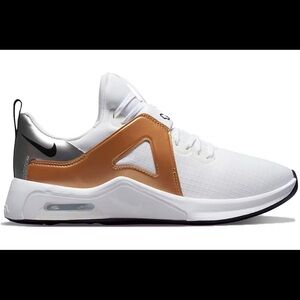 White & Gold Nike Air Max Bella, 9.5